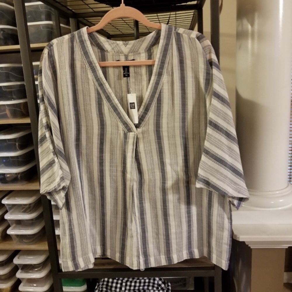 Linen gap shirt